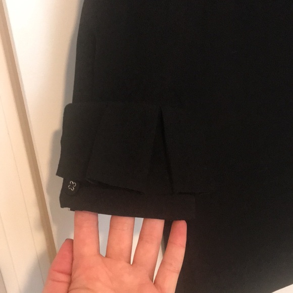 Banana Republic Black Ruffle Sleeve/Button Back Dress - Picture 3 of 6